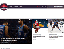 Tablet Screenshot of minnesota.sbnation.com